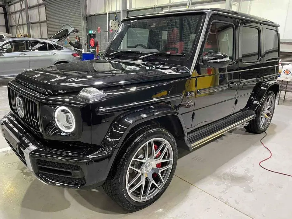 Detailing in progress